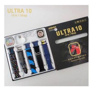 Ultra 10 Smart Watch - 10 in 1 strap