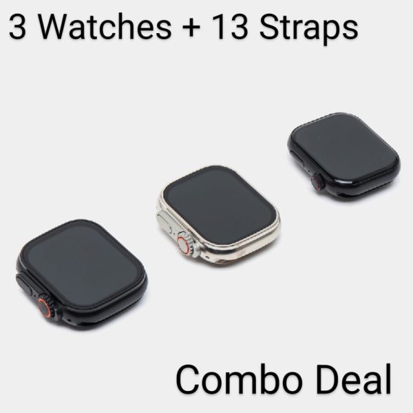 3 Watches & 13 Straps - 3 in 1 Combo Deal