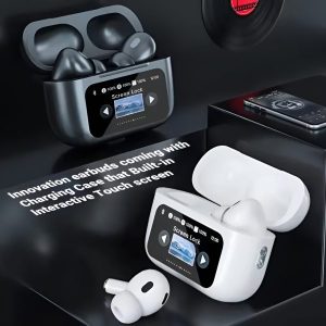 Airpods Pro A9 | LCD Earbuds with Touch Control & ANC Features