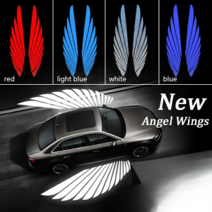 Angel Wing Light Dynamic Projection Lamp - Universal Car Mirror