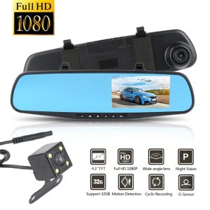 Dual Camera DVR | Front & Back Security Camera for Cars