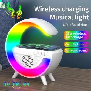 G500 Wireless Charger Music RGB Light – Bluetooth Speaker