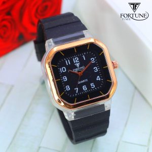 Quartz Adidas Strap Square Wristwatch for Boys - Trendy Style