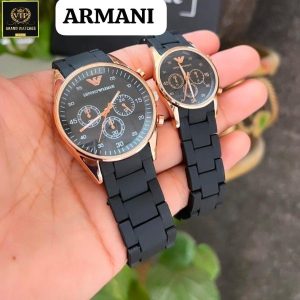 Emporio Armani Stylish Watch with Adjustable Strap - Couple Watch