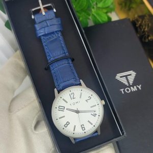 Tomi Watch Stylish Leather Strap - Unisex with Gift Box