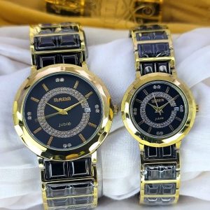 Rado Jubile Couple Watch Date with Two Tone Steel Chain