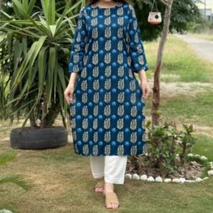 2pcs Printed Stitched Suit Stone Winter Linen | Winter Collection