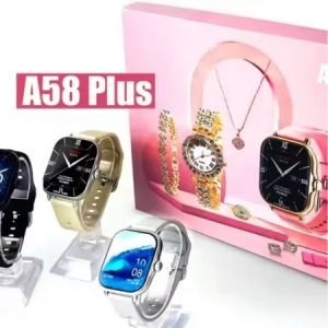 A59 Plus Ladies Smart Watch | 2x Straps & 5 Jewelery Accessories