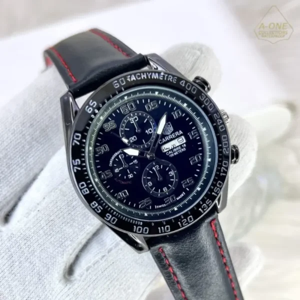 Carrera Leather Watch - Image 6